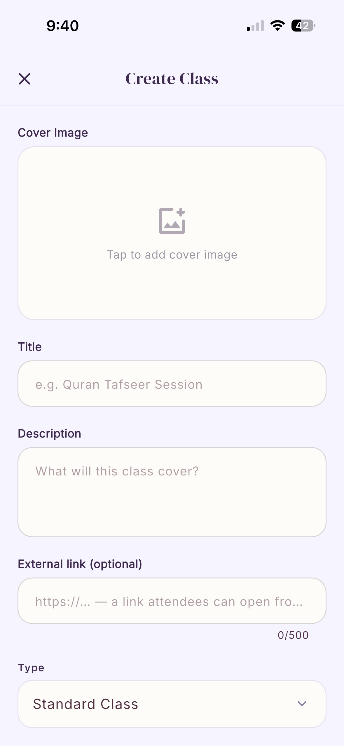 Sakinah screen 20